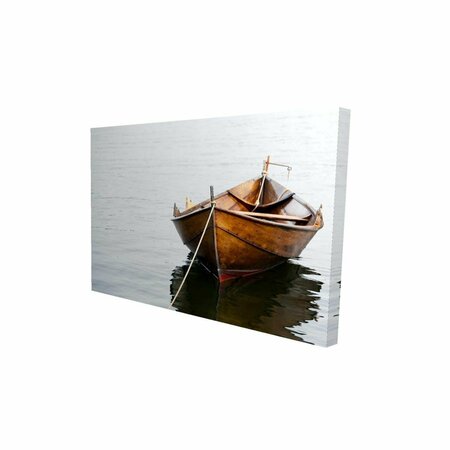 FONDO 12 x 18 in. Rowboat on Calm Water-Print on Canvas FO2776308